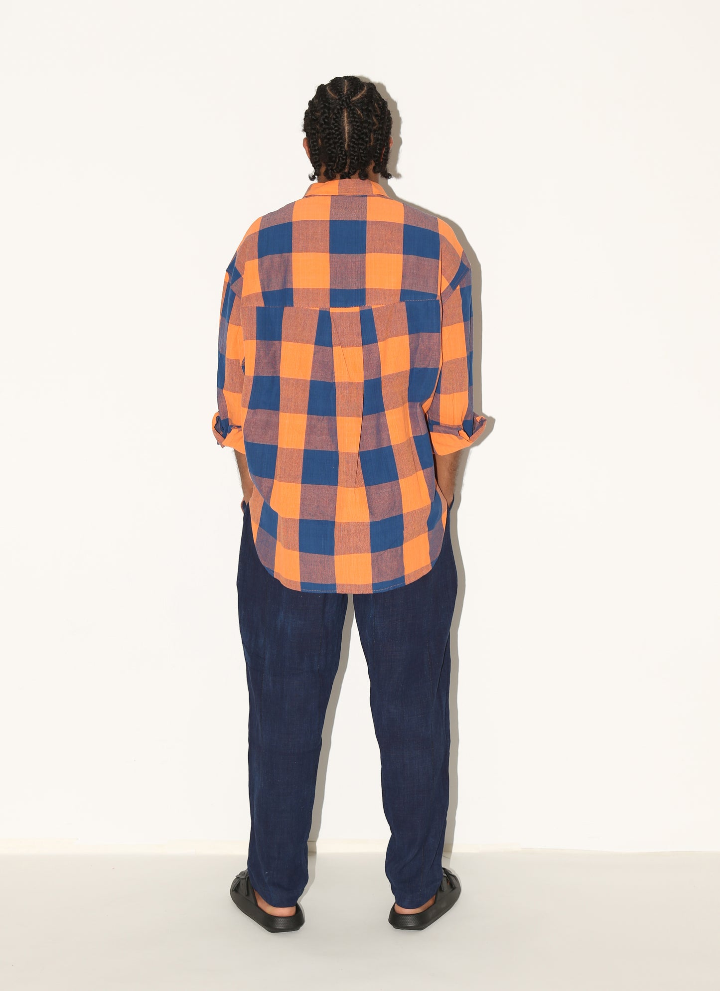 TAMALA Shirt/  Orange Check