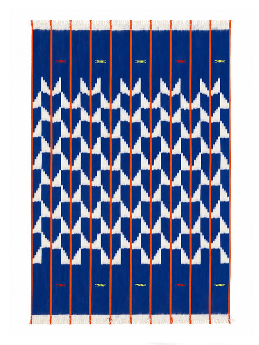 BAOULE Blanket/ Blue Arrows of Time