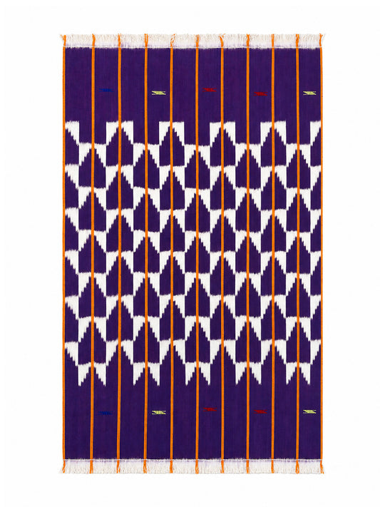 BAOULE Blanket/ Purple Arrows of Time