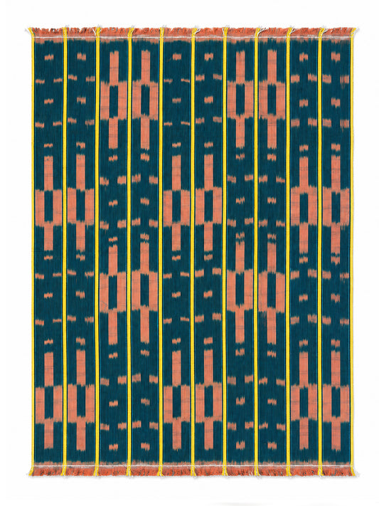 BAOULE Blanket/ Orange Traces