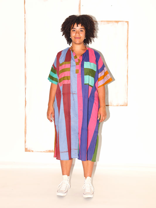 JUNO Dress / Mixed Stripes