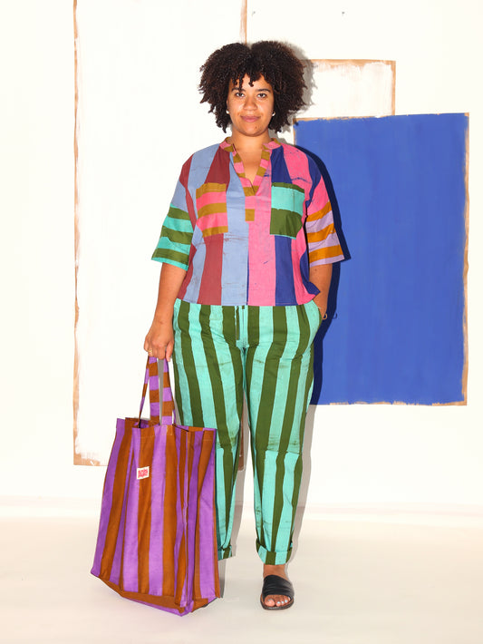 Tali Top / Mixed Stripes