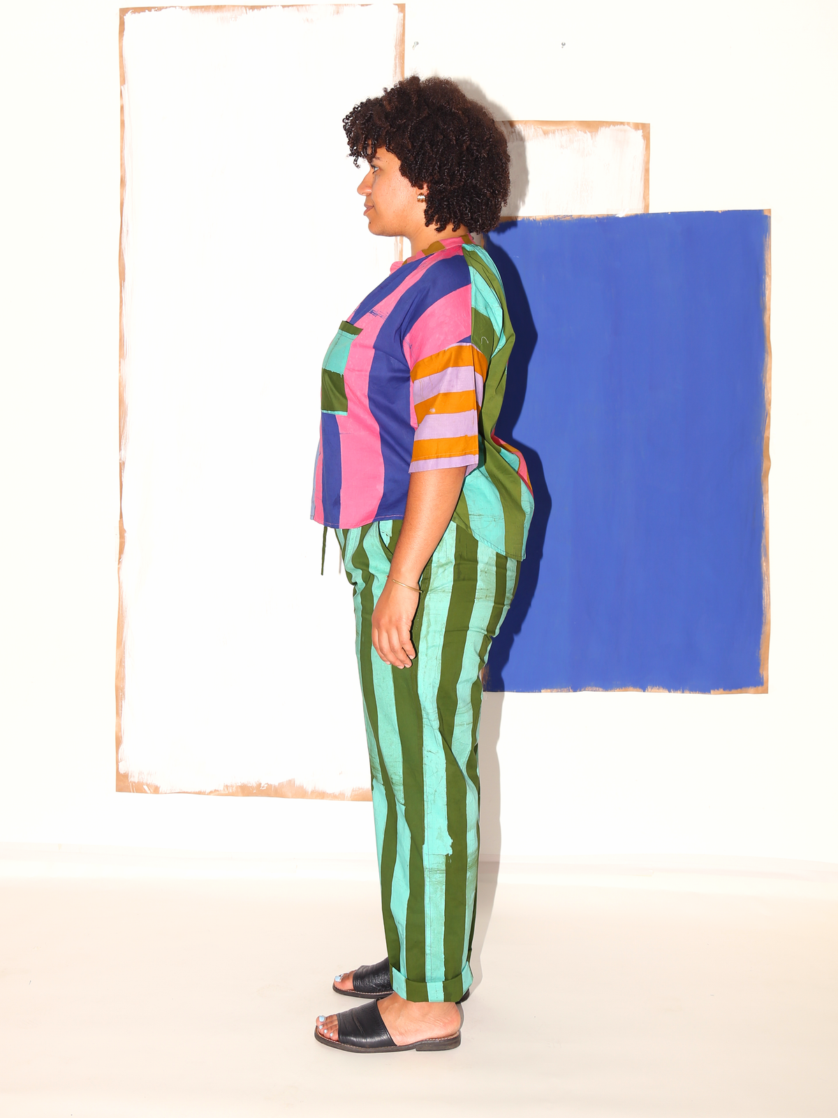 Tali Top / Mixed Stripes