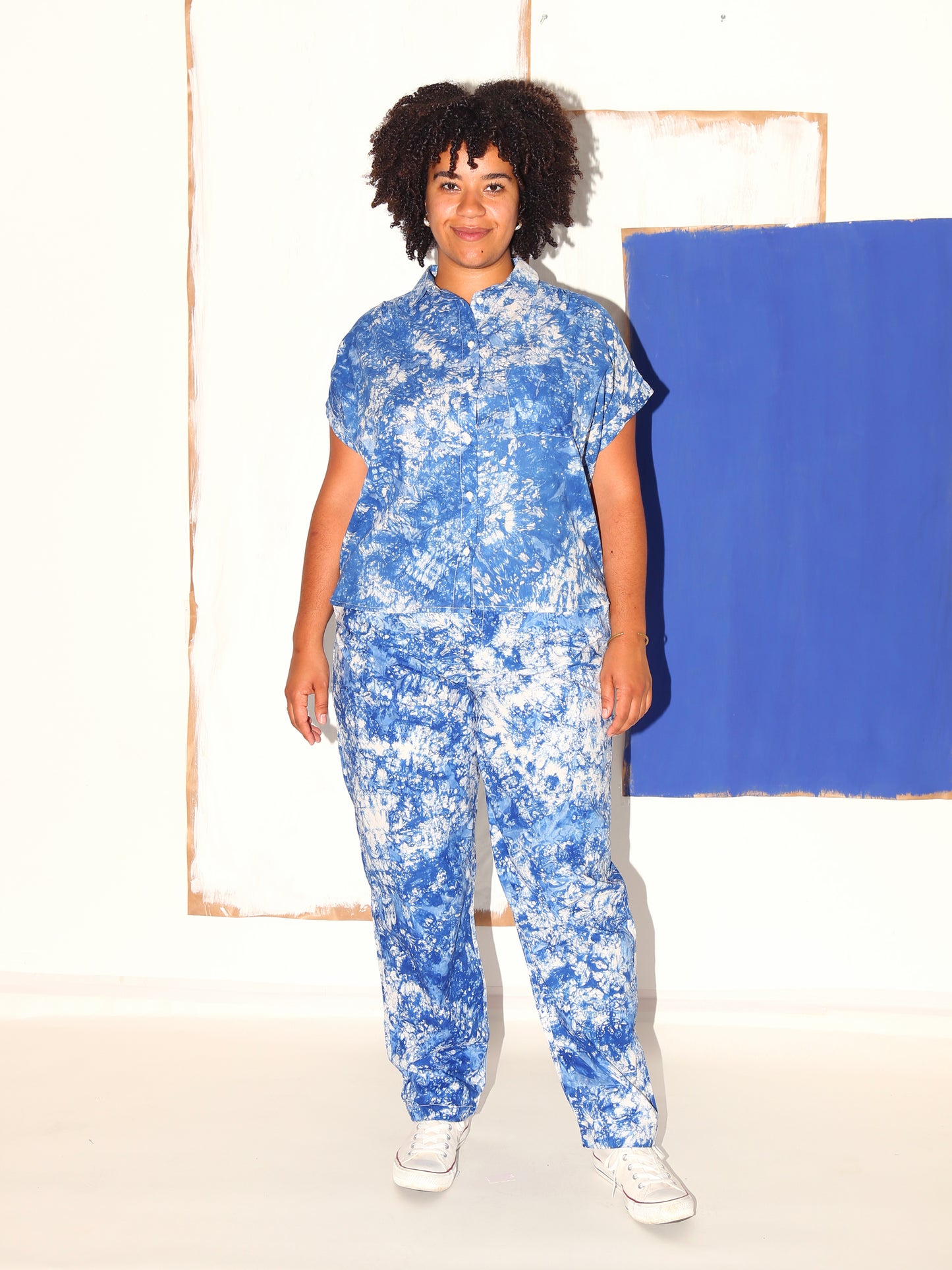 TAMIRA Shirt / Blue Salad