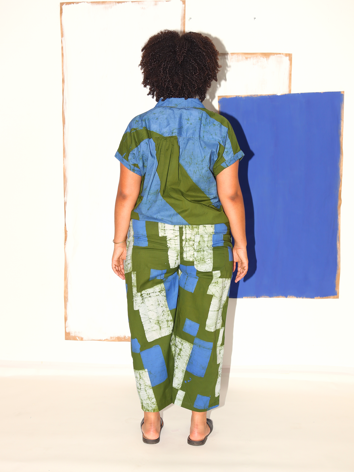 TAMIRA Shirt / Perspectives Blue