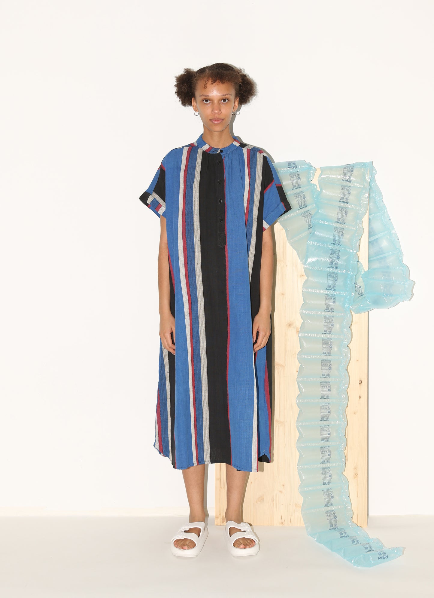 AMAN Dress/ Accra Stripes