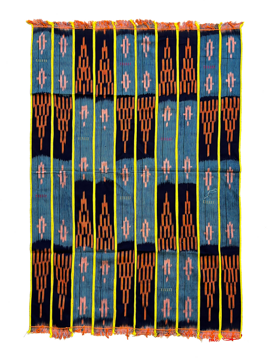 BAOULE Blanket/ Yellow Rivers