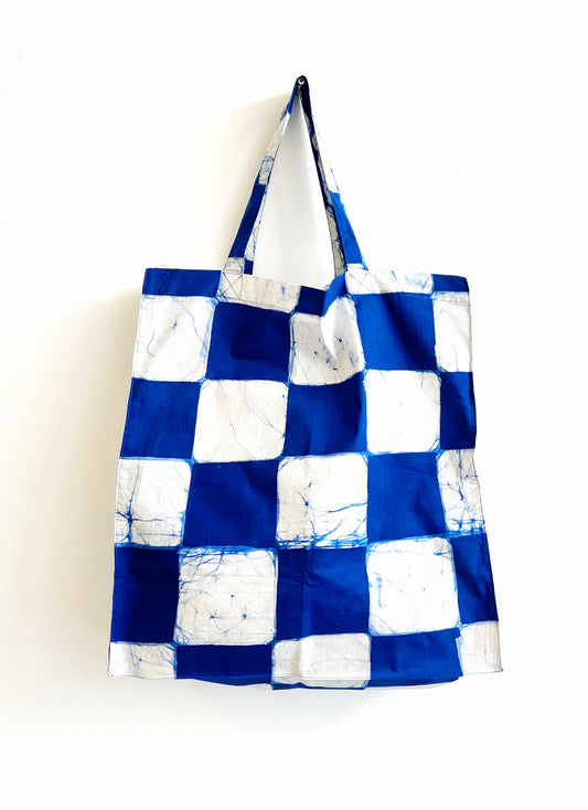 BOBO XL Shopper/ Blue Check