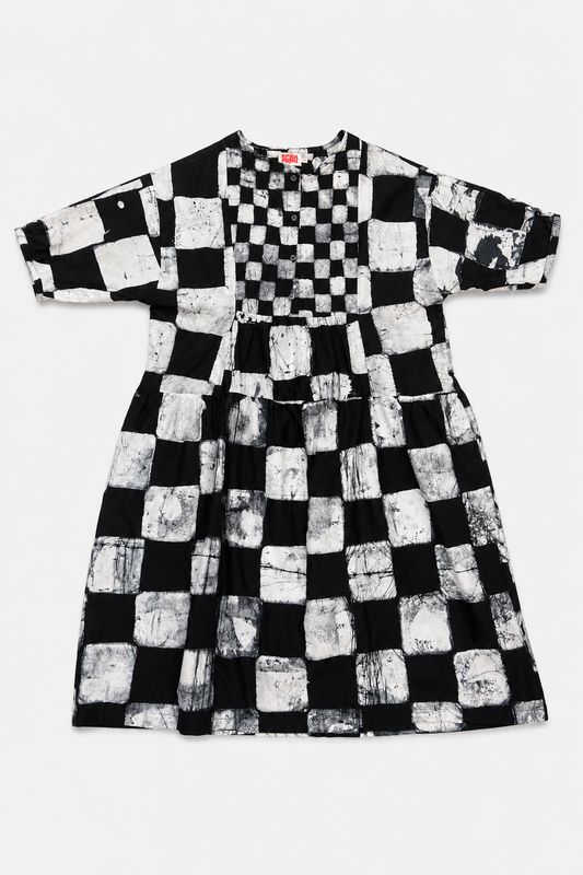 CHIMA Dress / Black Checker