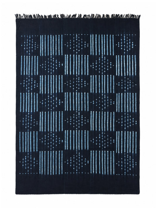 INDIGO Blanket/ Blue Chess