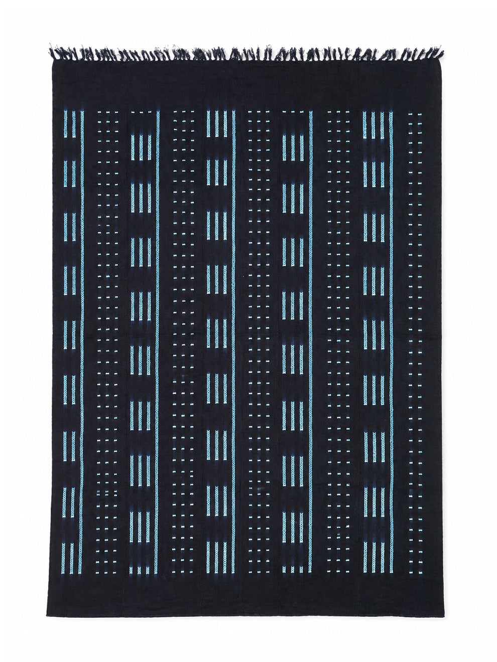 INDIGO Blanket/ Vertical Lines