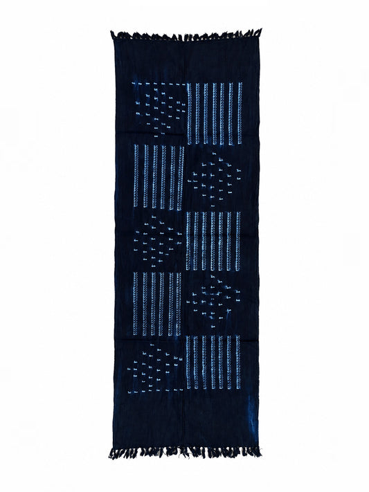 INDIGO Scarf/ Chess