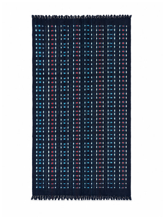 INDIGO Blanket/ Red Lights