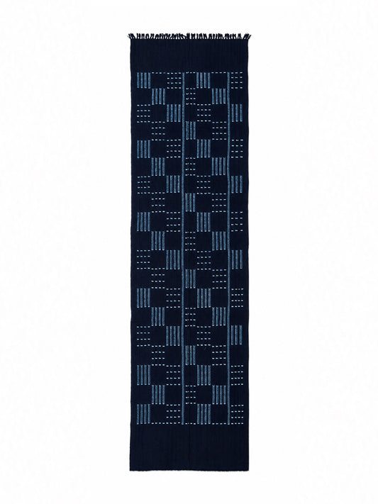 INDIGO Scarf/ Checker