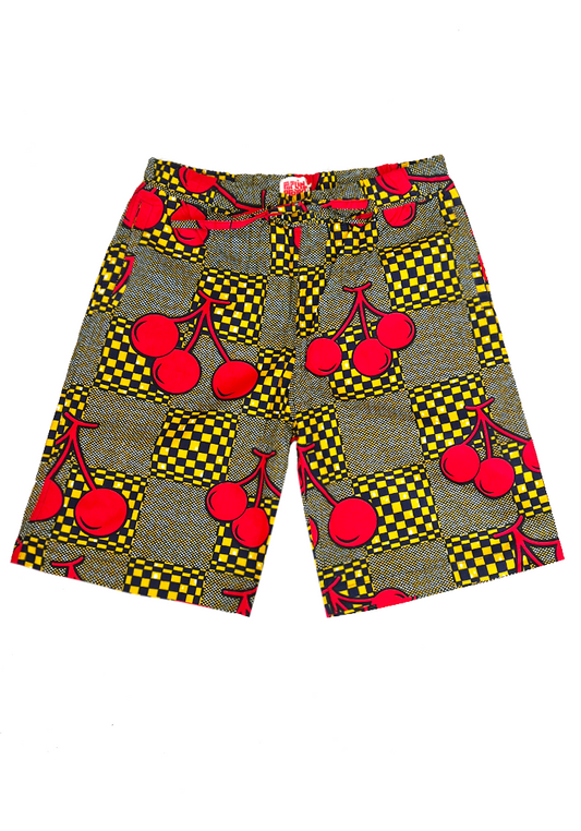 DAYO Shorts / Red Cherries