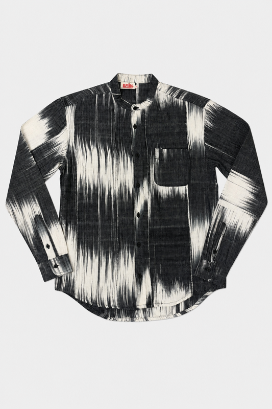 ELLIS Shirt / Black White Ikat