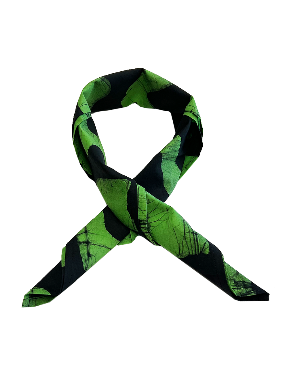 ZERO WASTE FOULARD/ Green Migration Sqaure