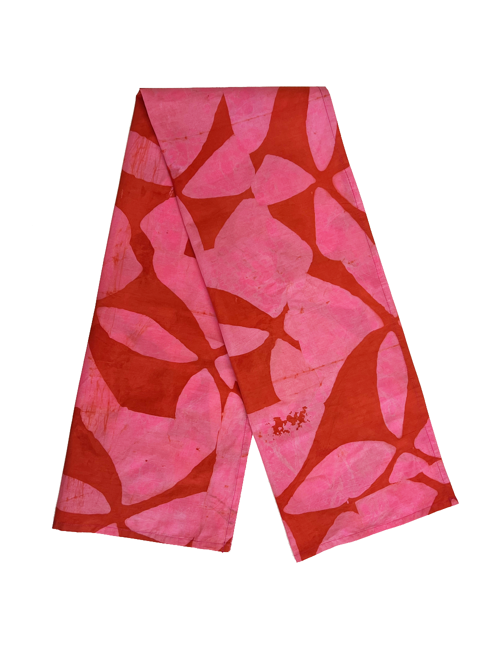 ZERO WASTE SCARF/ Pink Plaza