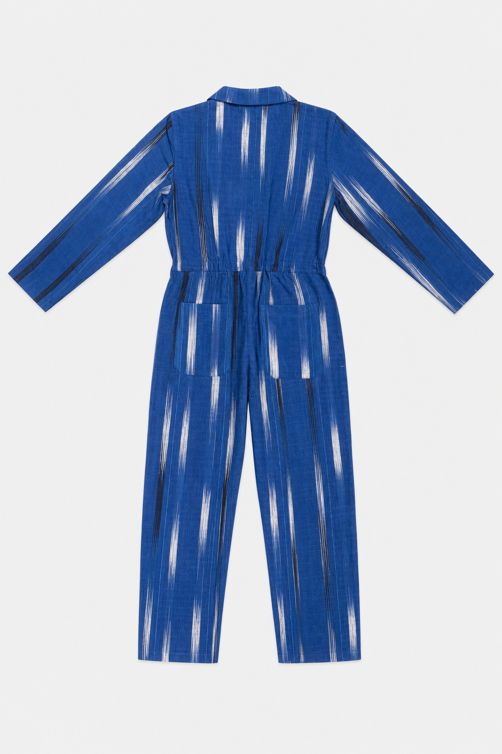 HAWA Jumpsuit / Blue Ikat