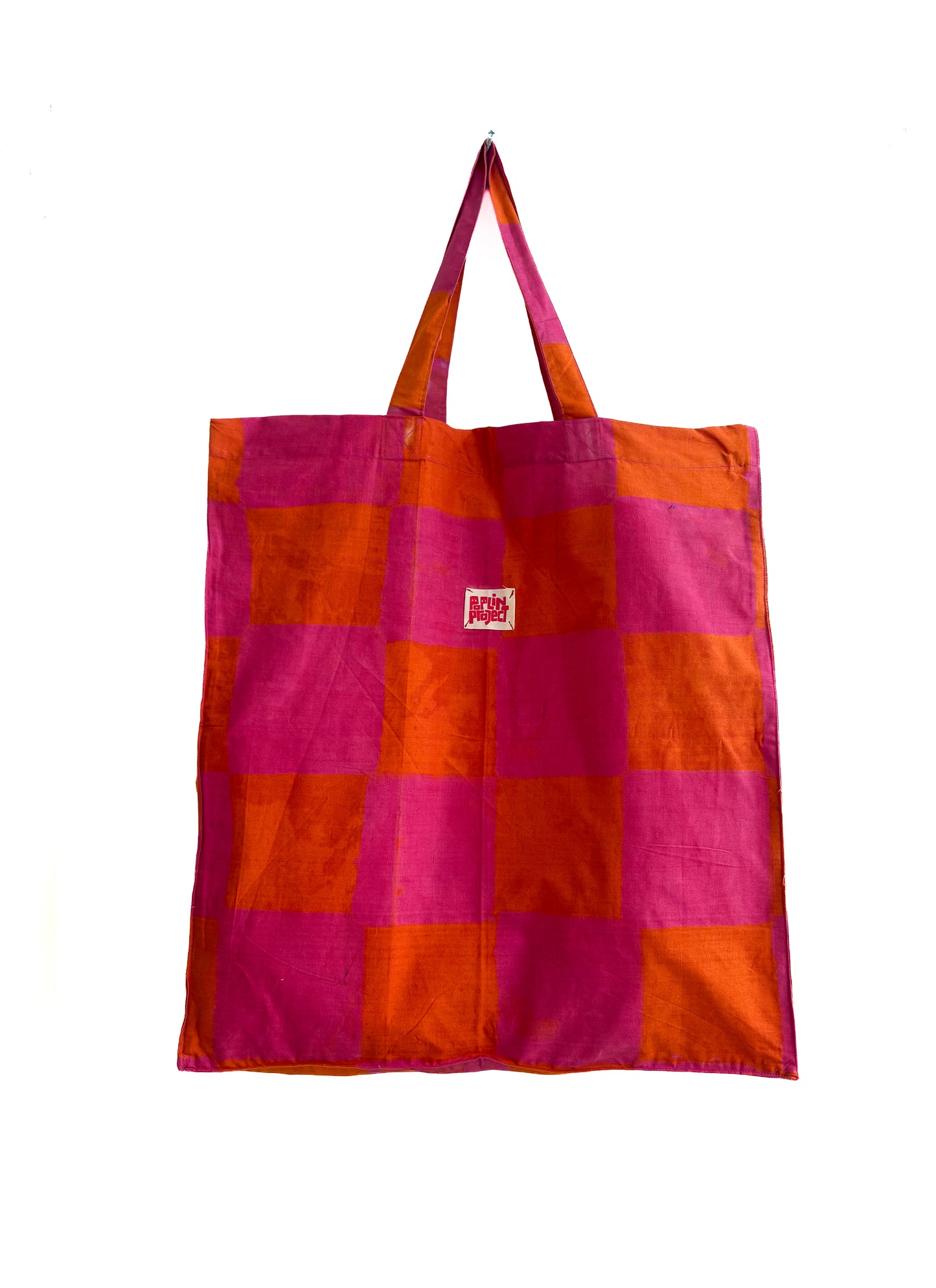 BOBO XL Shopper/ Pink Checker