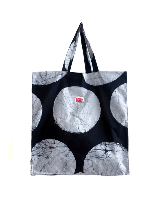 BOBO XL Shopper/ White Polkadot
