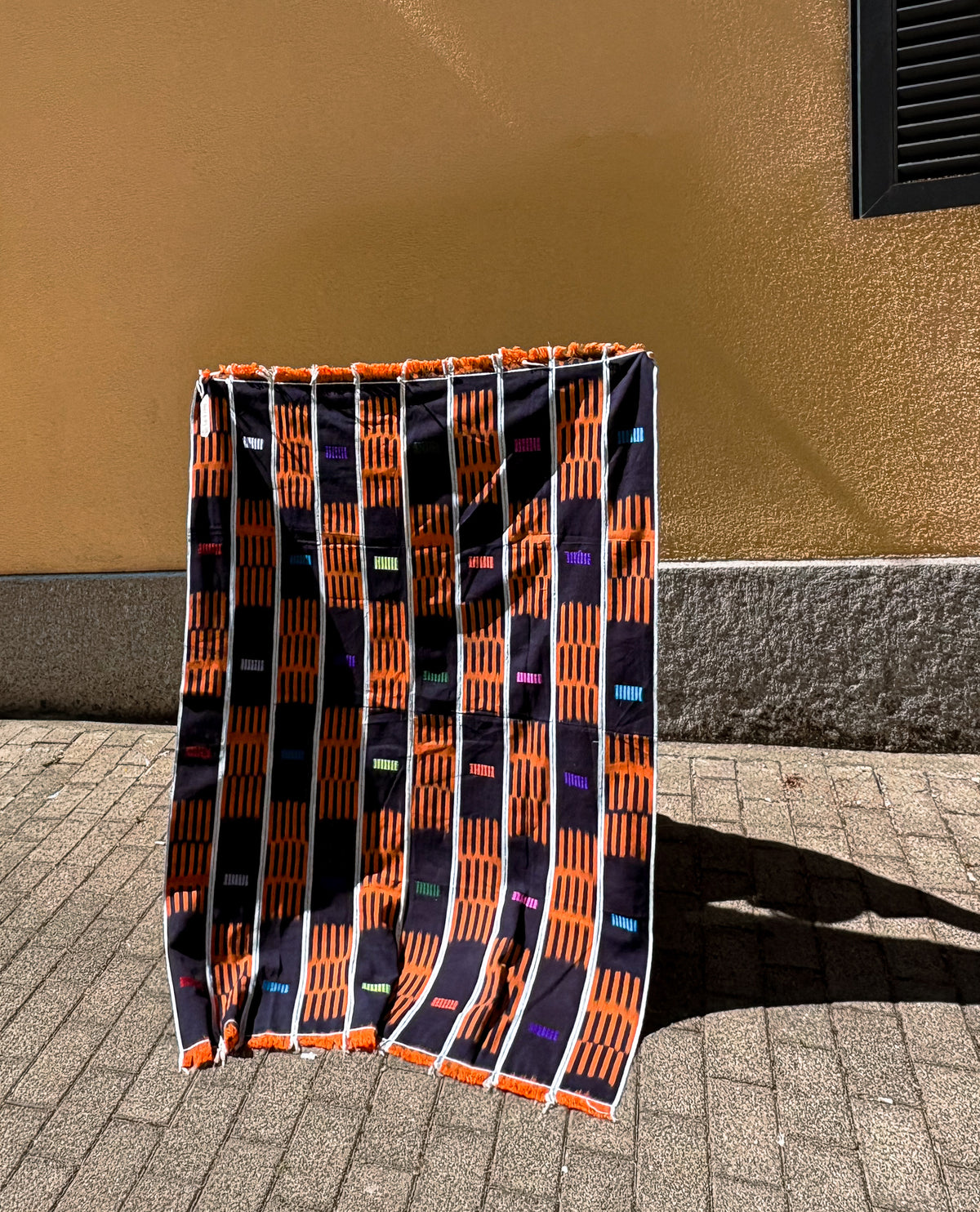 BAOULE Blanket/ Orange You Glad To See Me