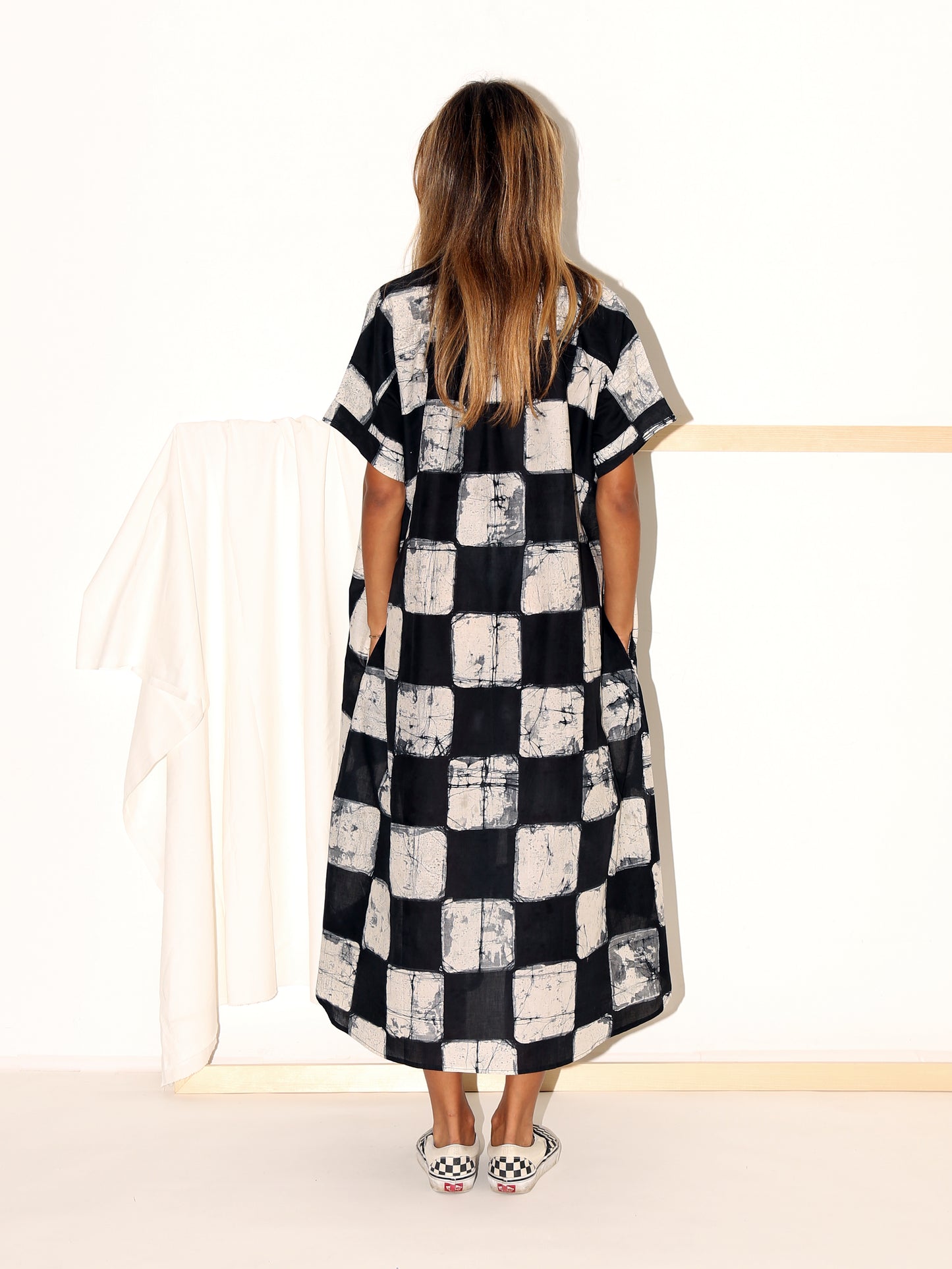 AMAN Dress/ Black Check