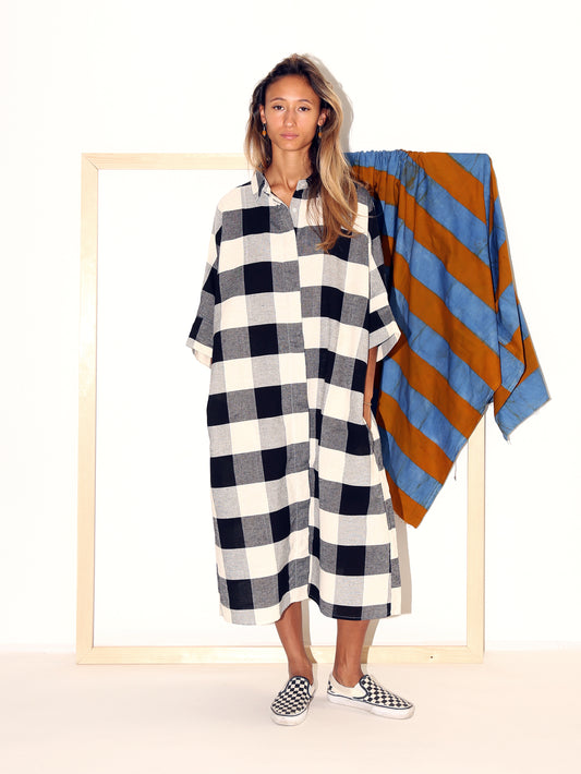 AMIRI Dress / Black Check
