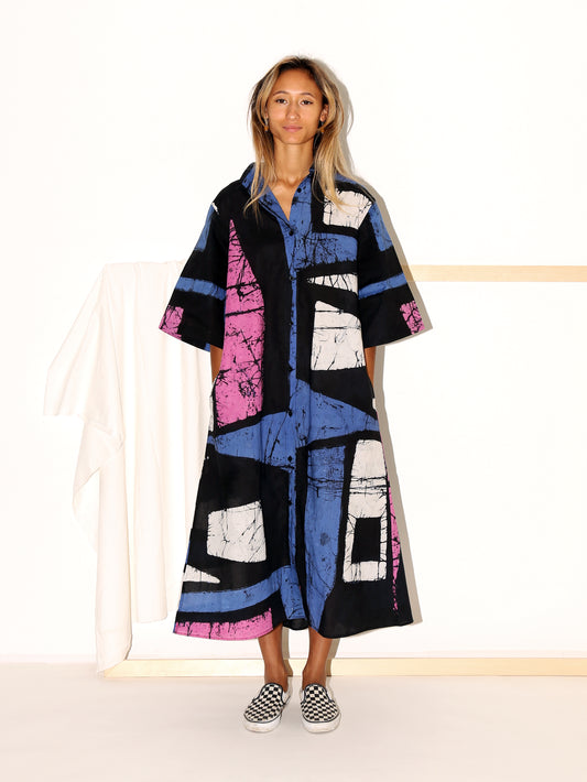 FAY Dress/ Blue Shacks