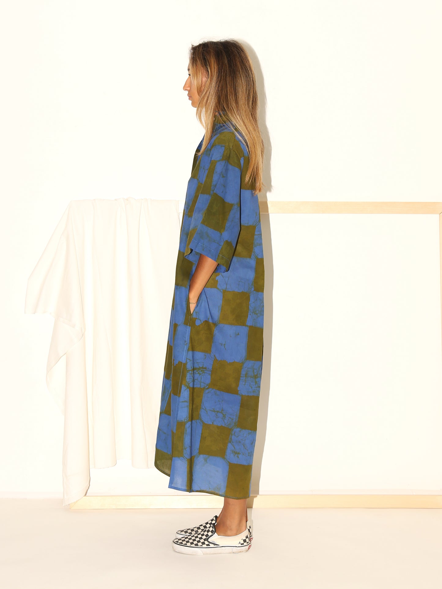 FAY Dress/ Sea Check
