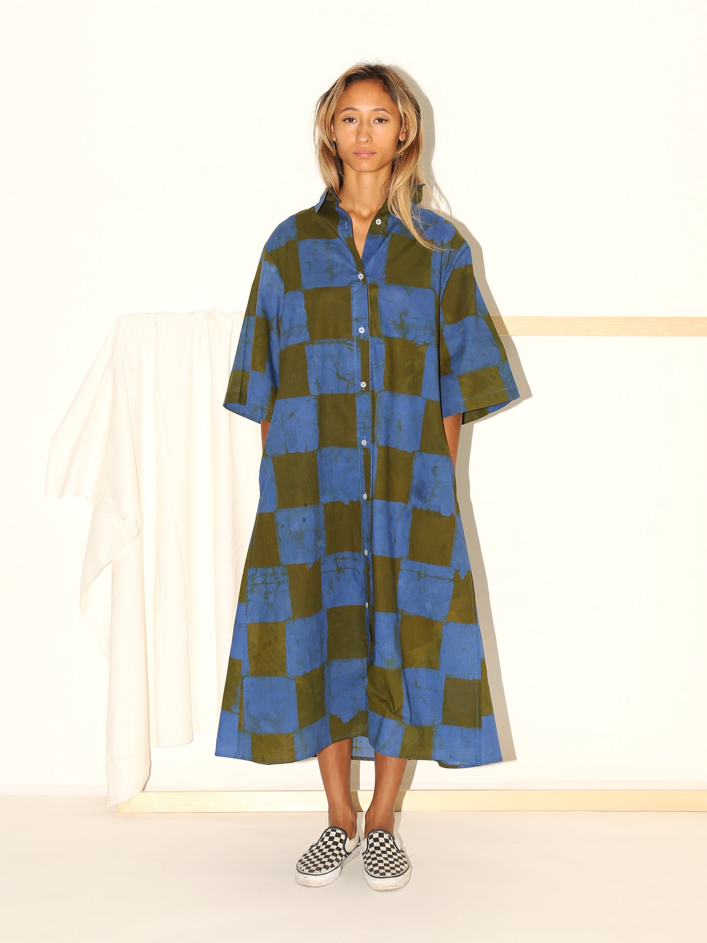 FAY Dress/ Sea Check
