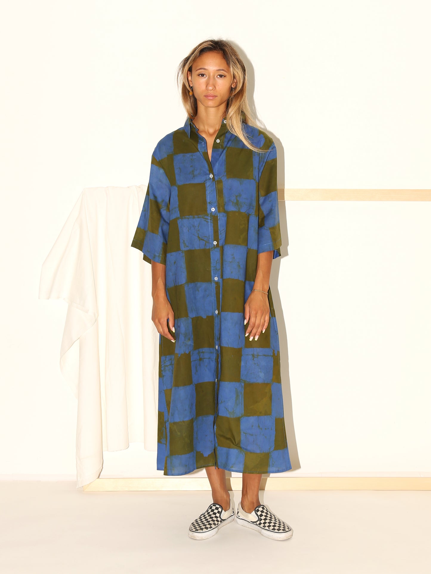 FAY Dress/ Sea Check