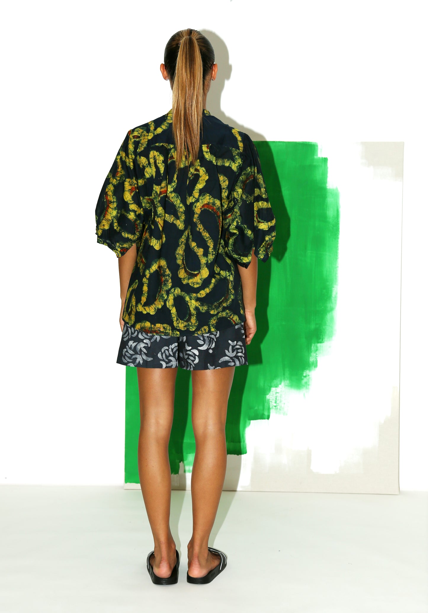 BABI Shorts/ Dark Leaves