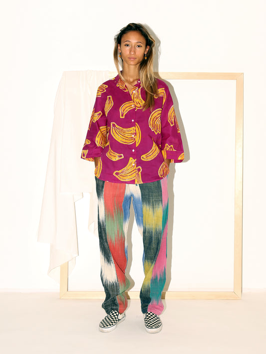 SORO Pants/ Rainbow Ikat