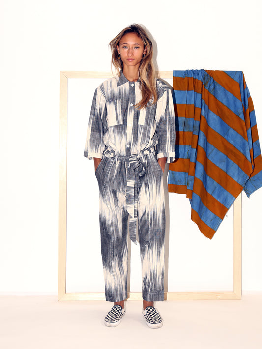 SABA Jumpsuit/ Black White