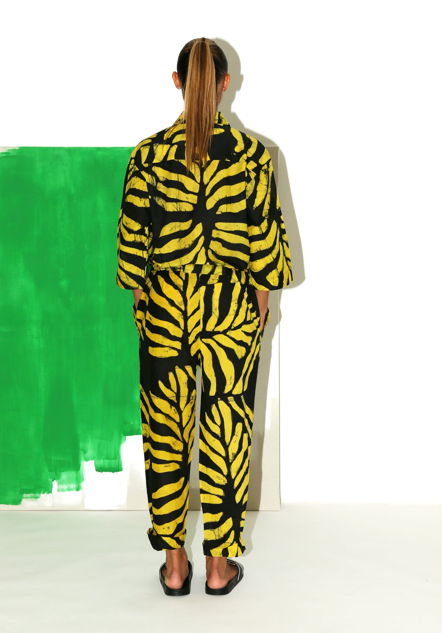 SABA Jumpsuit/ Palmiers jaunes