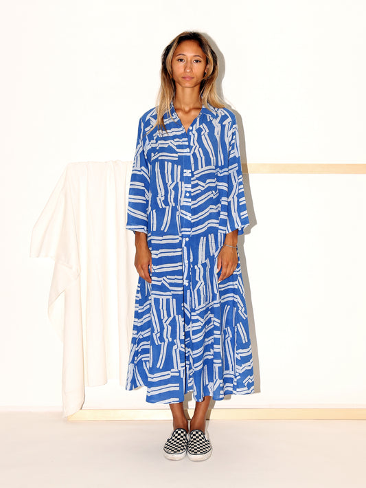 SEYDOU Dress/ Blue Directions