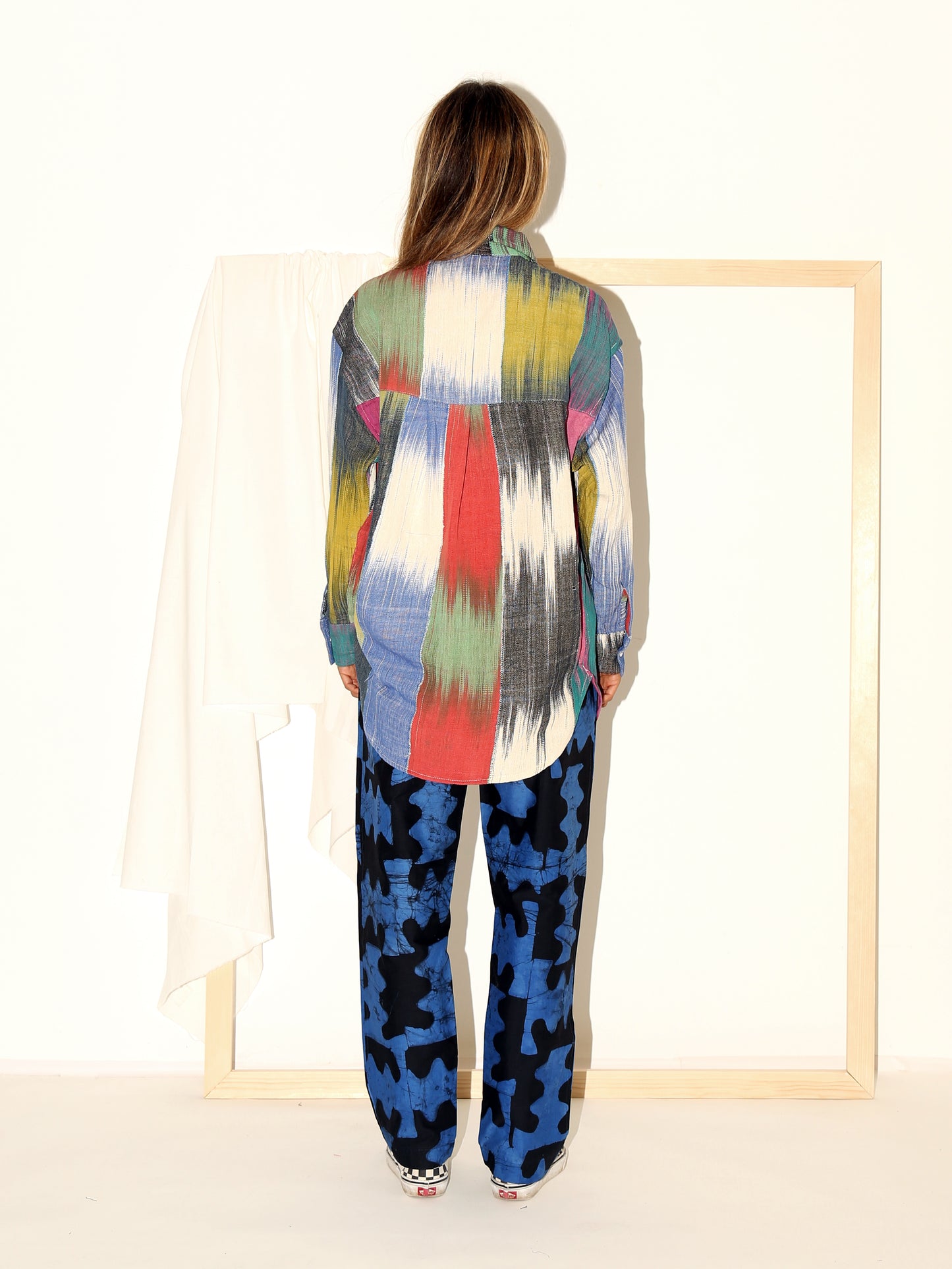 TAMALA Shirt/ Rainbow Ikat