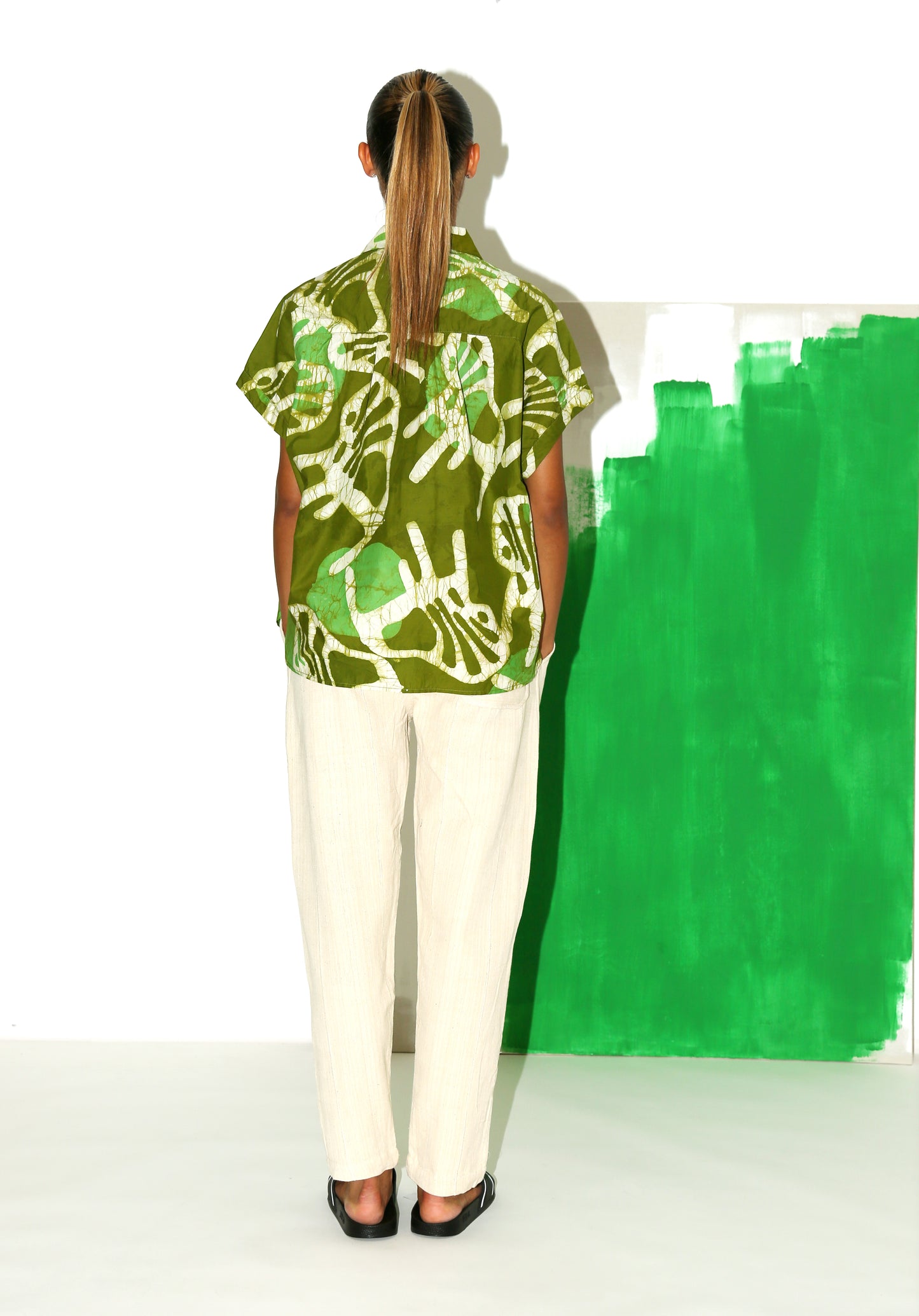 TAMIRA Shirt / Garden Chair Moss