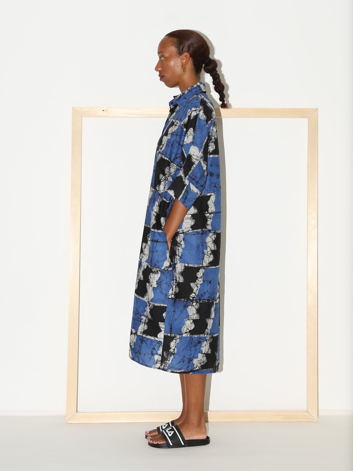 AMIRI Dress / Blue Ikat