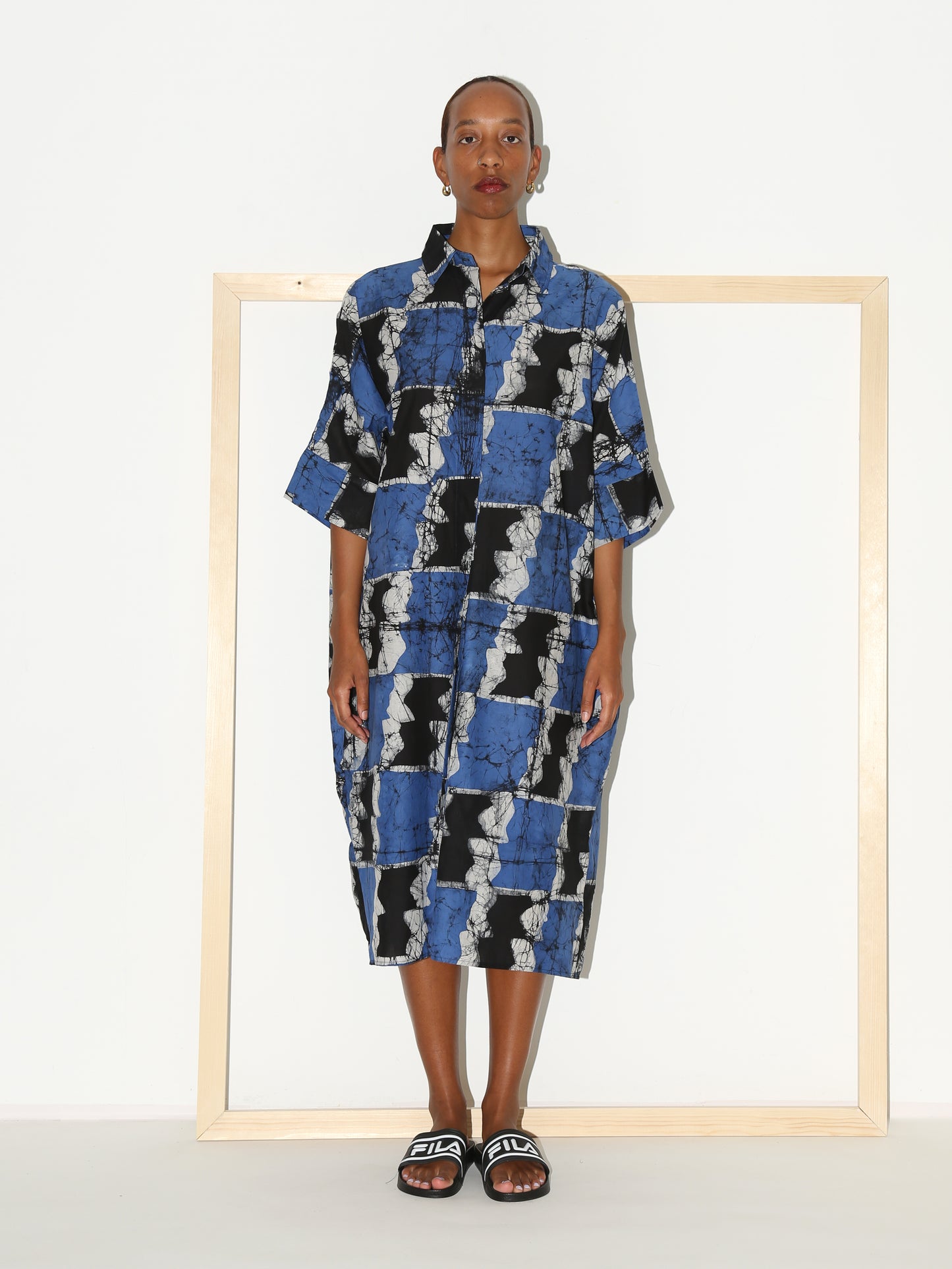 AMIRI Dress / Blue Ikat