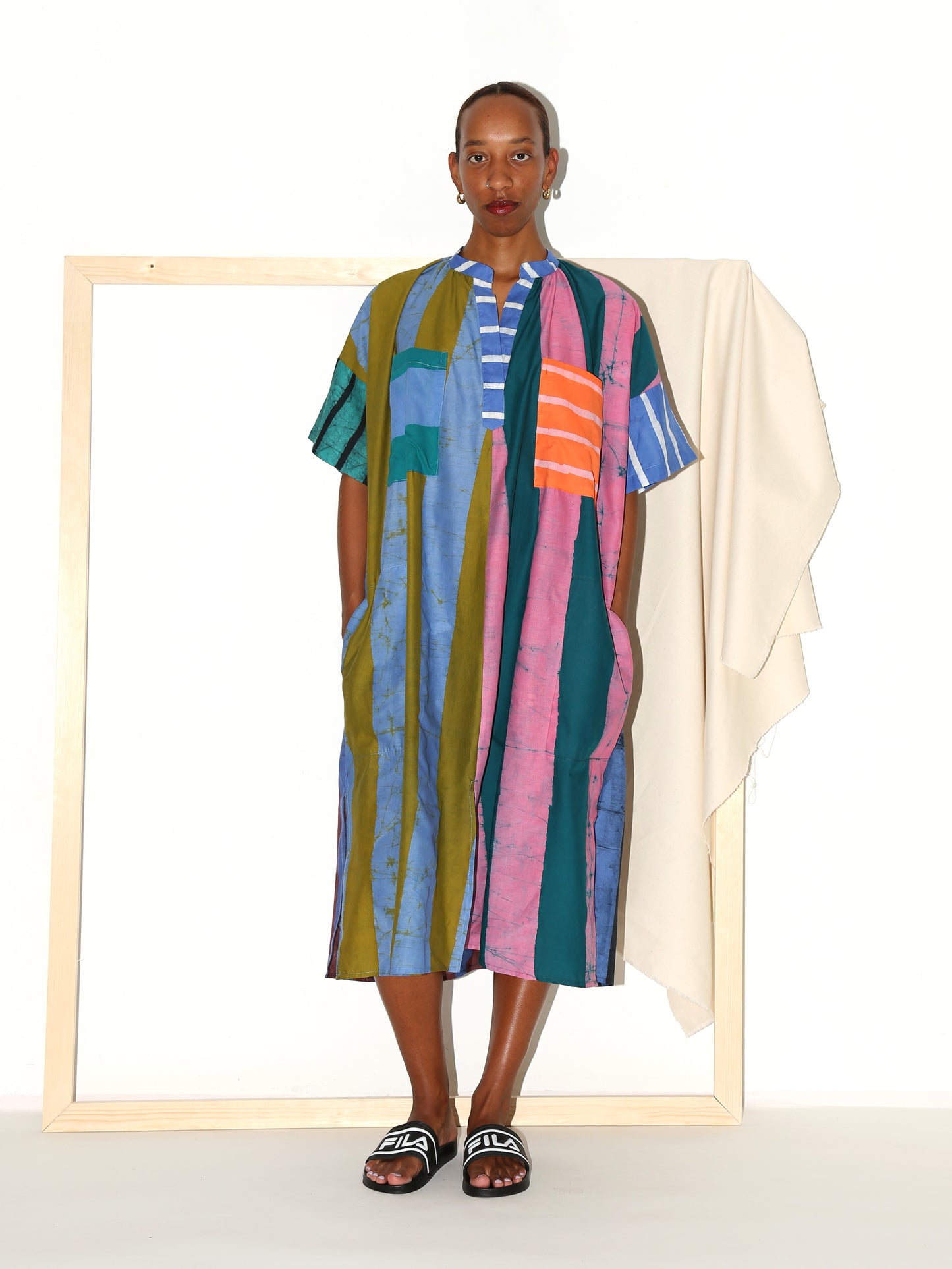 JUNO Dress / Mixed Stripes