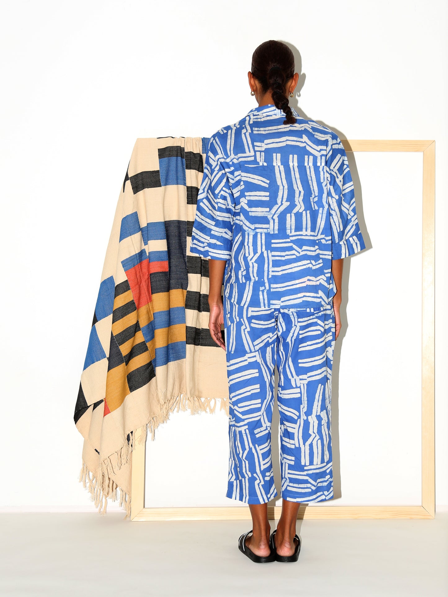 MAKEBA Shirt / Blue Directions