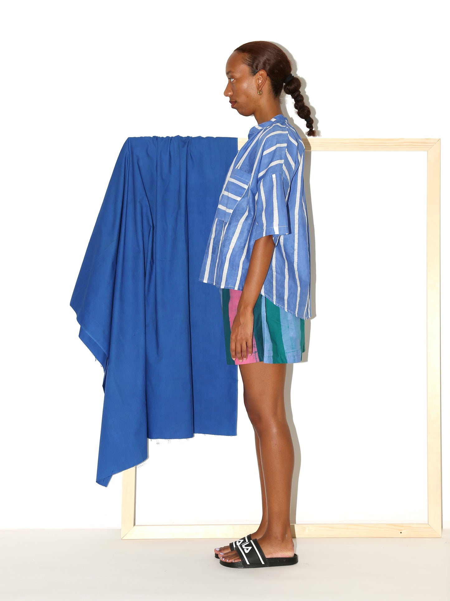 Tali Top / Blue Stripes