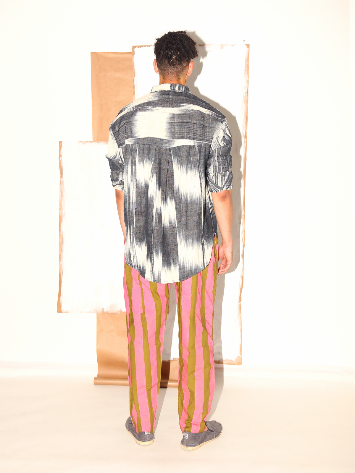 SORO Pants / Pink Earth Stripes