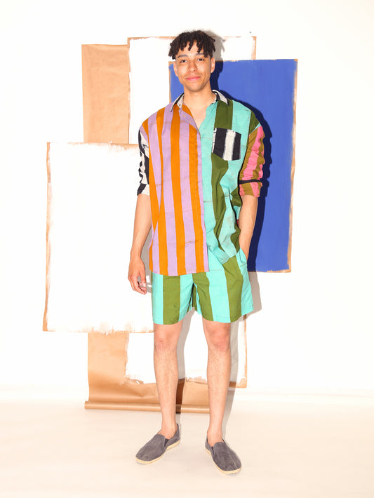 TAMALA Shirt / Mixed Stripes