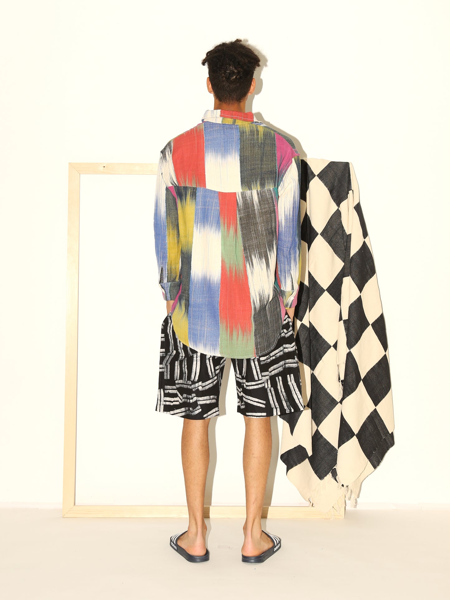 TAMALA Shirt/ Rainbow Ikat
