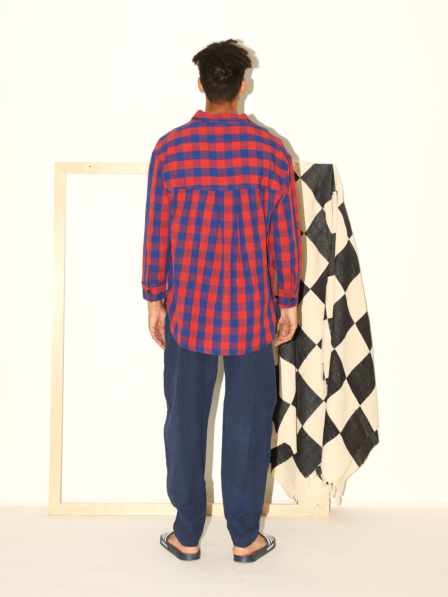TAMALA Shirt/  Blue/Red Check
