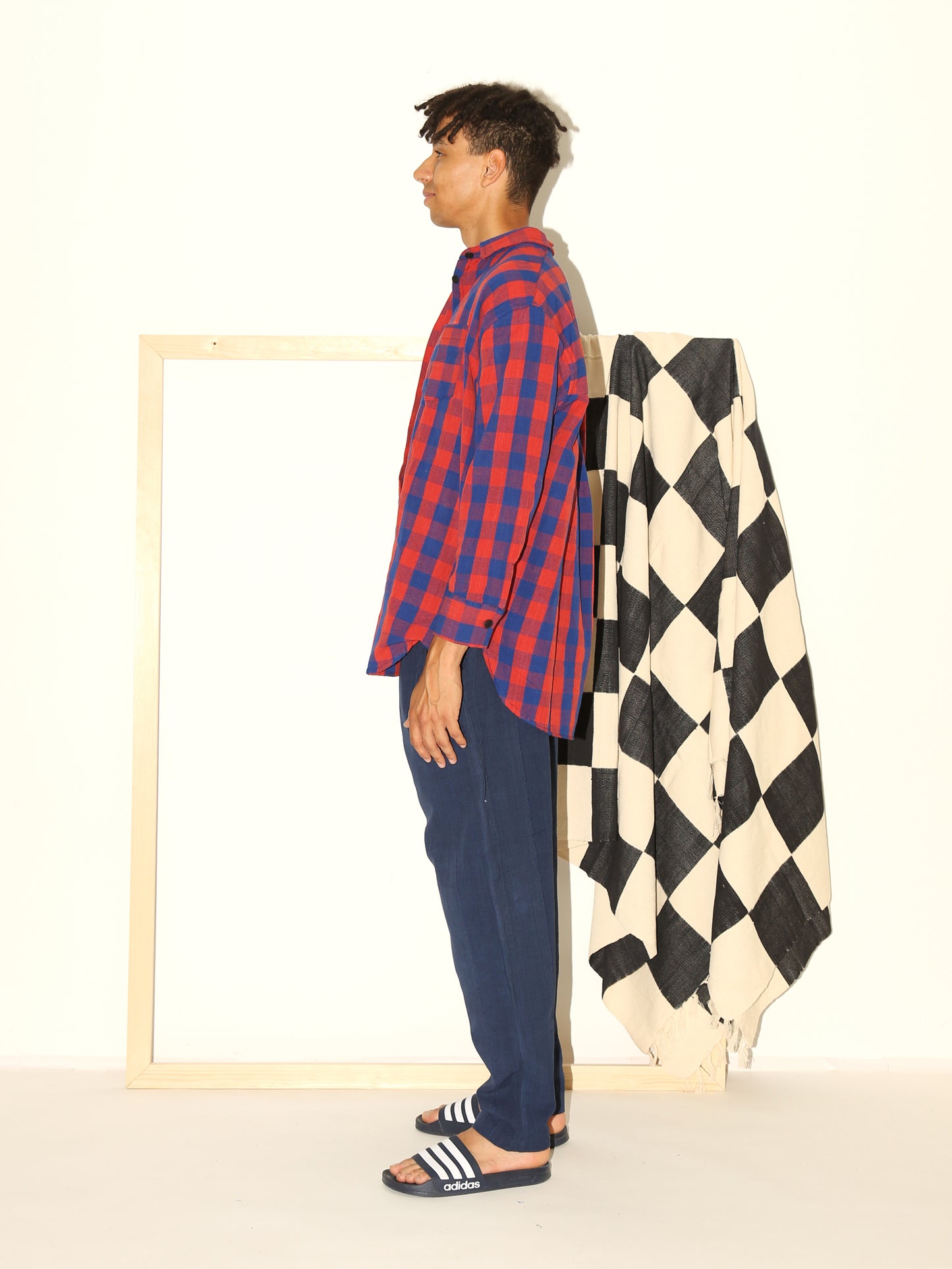 TAMALA Shirt/  Blue/Red Check