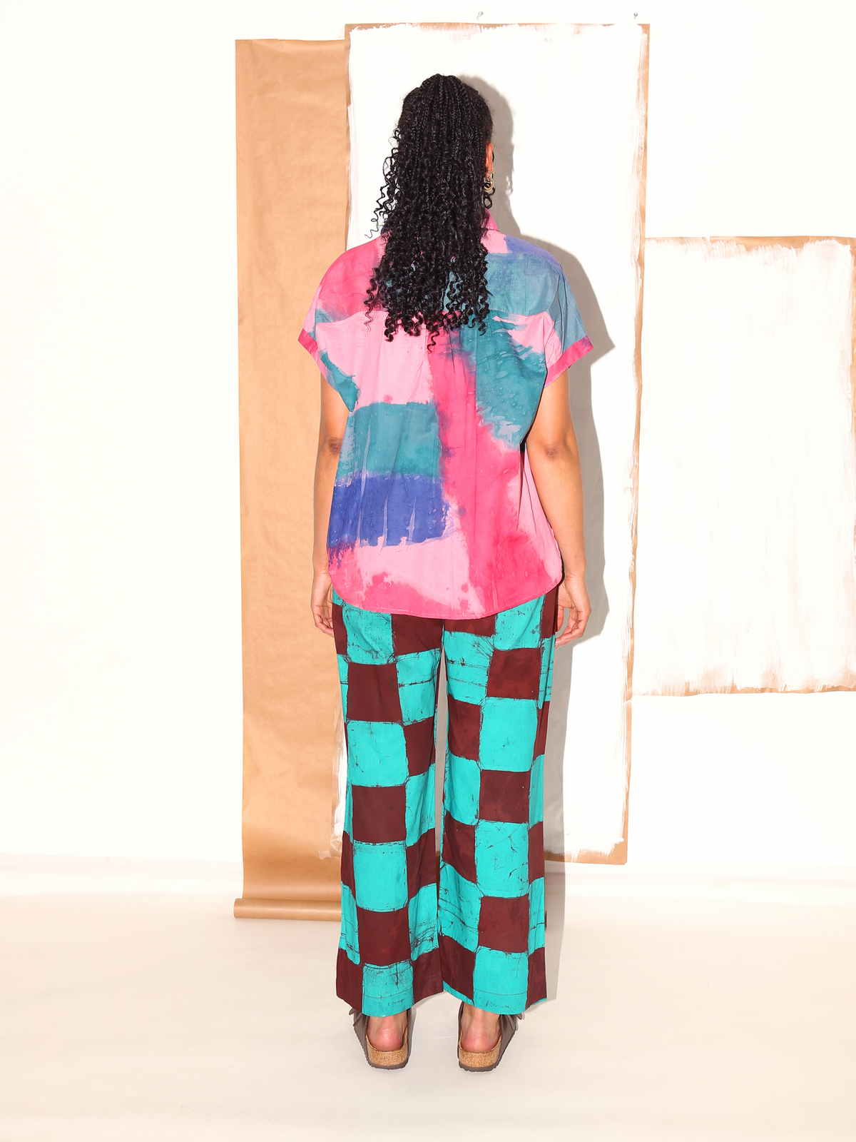 FRANCES Pants/ Villa Checker